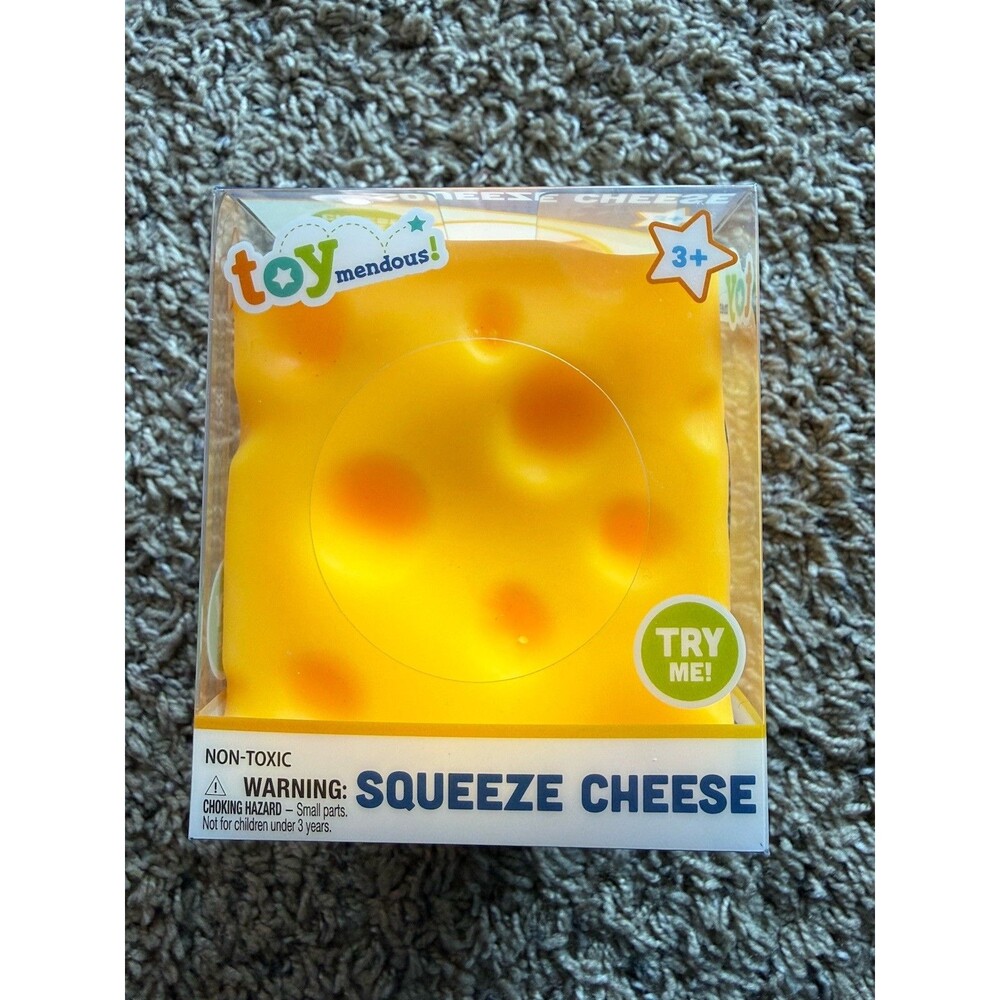 🔥Viral🔥 Toymendous - Slow Rising Cheese Squishy Toy NEW in Box & Ready To Ship